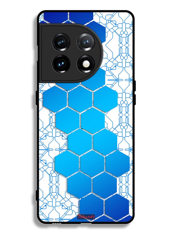 Tolwak OnePlus 11 5G Protective Case Cover Honeycomb Hexagon Icon Networks - Image 2