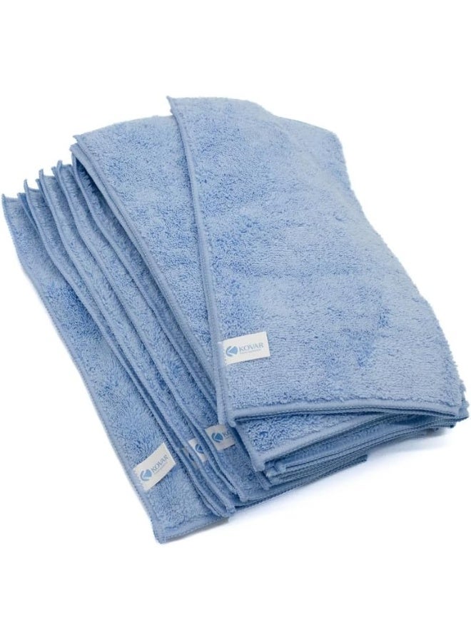 Kovar Microfiber Cleaning Towels, Soft And Absorbent Reusable Cleaning Cloths For Kitchen, Car, Glass, And Household Use 30x30CM Multicolor - Image 1