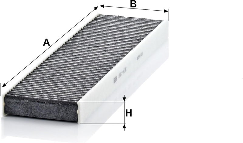 MANN FILTER MANN-FILTER CUK 4436 Cabin Air Filter with Active Charcoal - Image 3