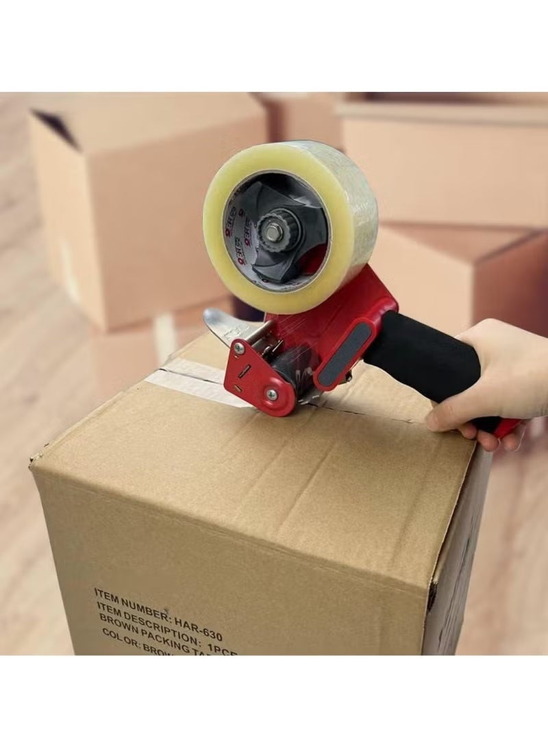 POWERTAPE 52 Clear Packing Tape, 2 inches x 50 yards Strong Heavy Duty Packaging Tape for Sealing Parcel Boxes, Moving Boxes Houses, Large Postal Bags, Office Supplies [6 Rolls] - Image 5