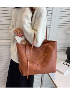 Magic Park Shoulder Tote Bag for Women Brown Tote Bags Large Capacity Crossbody Bag  - Image 2