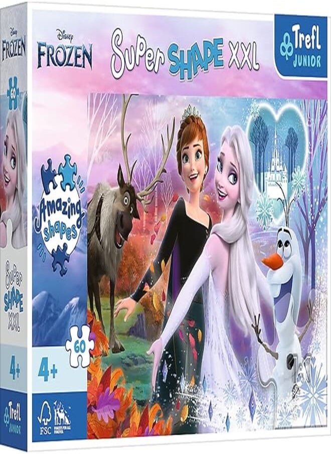 Trefl Trefl Puzzle Dancing Sisters/Frozen 60 XXL Pieces 