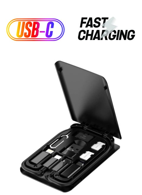 Multi Functional Box/Type-C to Type-C Cable Charge Sync Cable/Type-C to USB/Type-C to Lightning/Type-C to Micro/Compatible with iPhone 14Pro/14ProMax