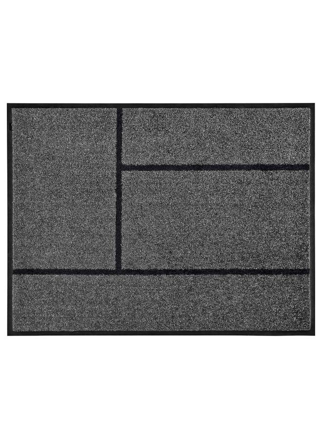 erorex Door mat, grey/black, 69x90 cm - Image 1