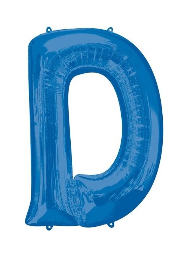 NIBEMINENT D Letter Shape Foil Balloon 16inch