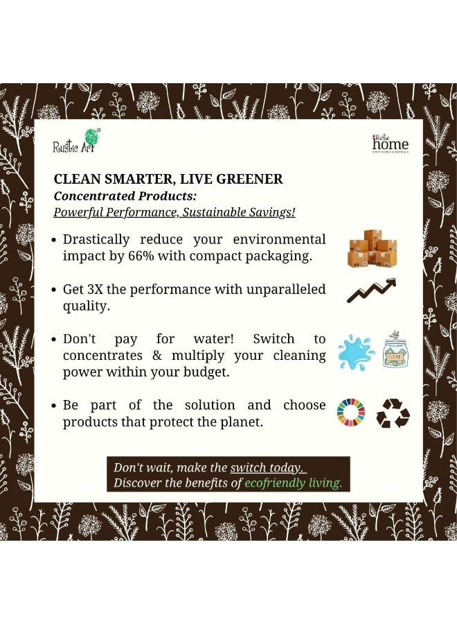 راستيك أرت منظف ​​الأسطح متعدد الأغراض برائحة النيم وعشب الليمون من روستك آرت - آمن للرضع والأطفال والحيوانات الأليفة (1100 جم) - Image 5