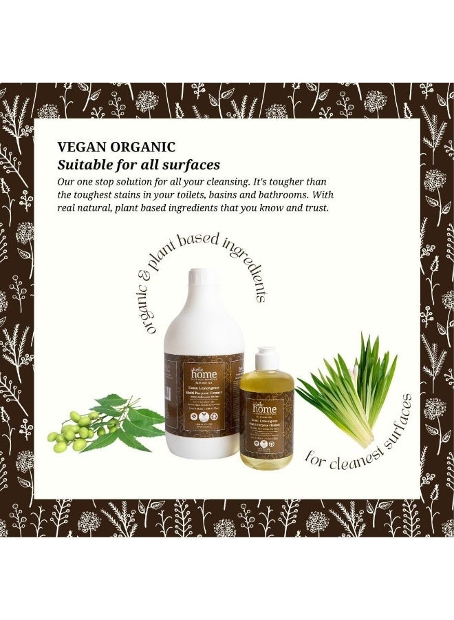 راستيك أرت منظف ​​الأسطح متعدد الأغراض برائحة النيم وعشب الليمون من روستك آرت - آمن للرضع والأطفال والحيوانات الأليفة (1100 جم) - Image 3