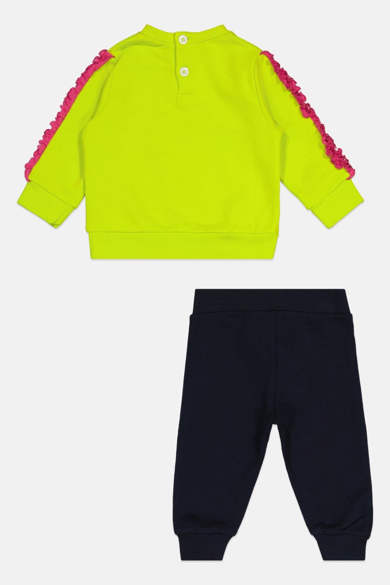 guru G99 By Guru Toddlers Girl 2 Pieces Graphic Print Top With Bottom Set, Multicolor - Image 3