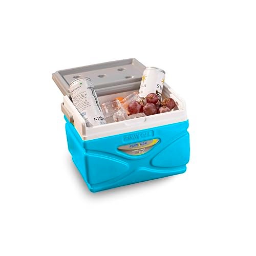 Pinnacle Prudence 4.5L Chiller Ice Box | Fits 6 Cans | Hold Ice Upto 24hrs | Lid Used as Tray | Portable Insulated Cooler IceBox for Car Travel,Camping,Parties,Medical,Picnics,Sports (Hydra) - Image 1