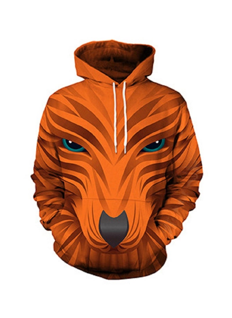 Loquat - 3D Creative Abstract Three-dimensional Animal Print Hoodie - Image 1