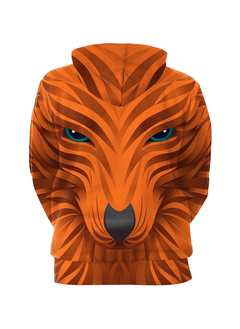 Loquat - 3D Creative Abstract Three-dimensional Animal Print Hoodie - Image 1