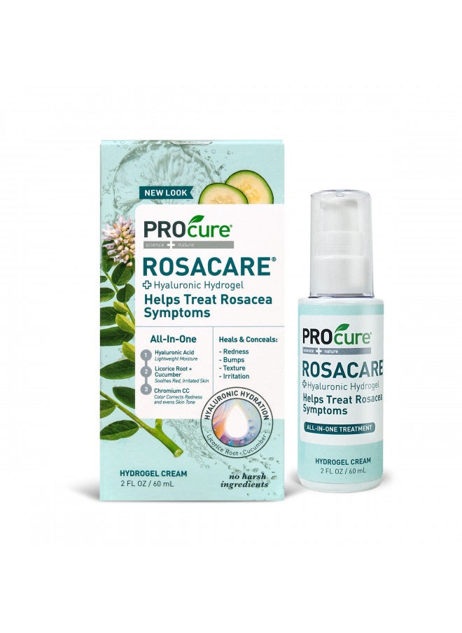 PROcure PROcure Rosacare Medicated Redness Reduction CC Face Cream, Hyaluronic Hydrogel for Rosacea Symptoms, 2 Ounce  - Image 1
