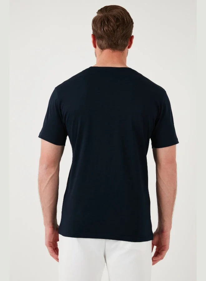 Buratti  Buratti Cotton Slim Fit Crew Neck T Shirt Men's T SHIRT 646R7930 for Men | Best Price UAE