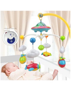 Y&D Musical Baby Crib Mobile Toy With Lights And Music Star Projector Function And Cartoon Rattles Remote Control Musical Box With 108 Melodies Toy For Newborn Sleep  - Image 2