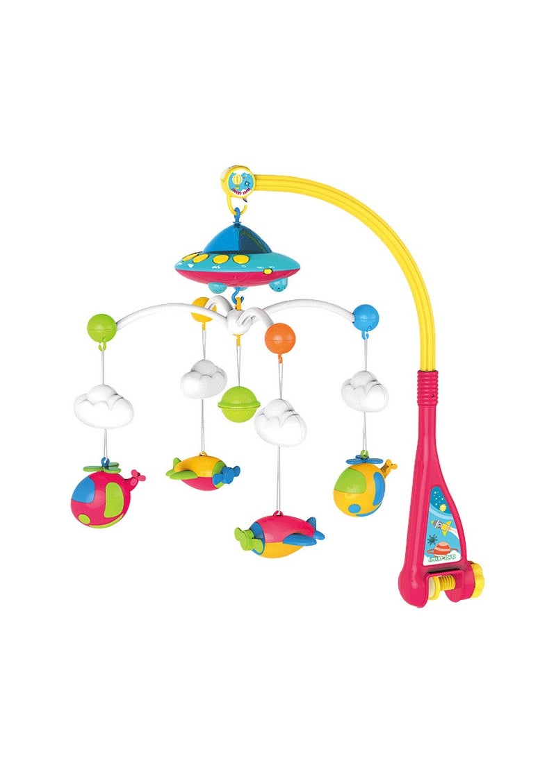 Y&D Musical Baby Crib Mobile Toy With Lights And Music Star Projector Function And Cartoon Rattles Remote Control Musical Box With 108 Melodies Toy For Newborn Sleep  - Image 1