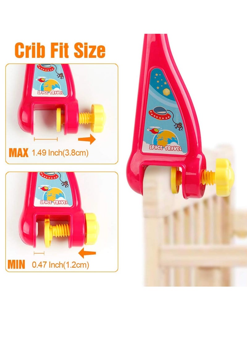 Y&D - Musical Baby Crib Mobile Toy With Lights And Music Star Projector Function And Cartoon Rattles Remote Control Musical Box With 108 Melodies Toy For Newborn Sleep - Image 1