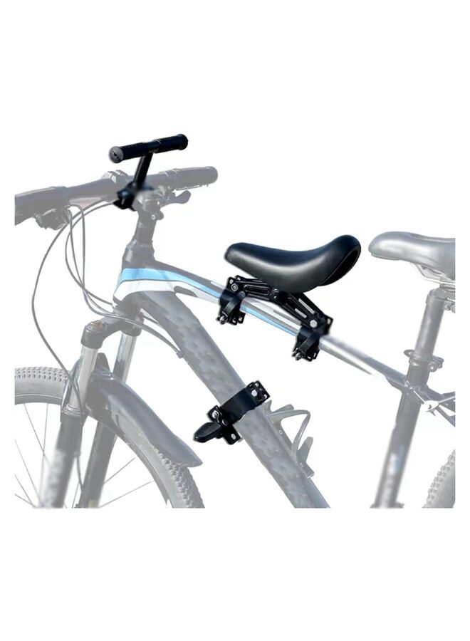 LAMAY Kid Bike Seat Front Mounted, Mountain Bike Parent-Child Cycling, Compatible with All Adult MTB Bike, Black, Kids - Image 1