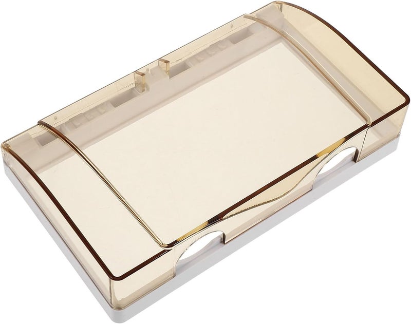 Kisangel Socket Cover and Wall Outlet Protector Electrical Panel Cover for Bathroom Safety Sturdy Light Gold Double-gang Switch Wall Plate Anti-electric Shock Protective - Image 1