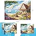 DAGIRT 500 Piece Puzzles for Adults Cozy Beach Cottage 500 Piece Puzzle Vibrant Rainbow Sky Jigsaw Puzzle Perfect for Family Game Night Home Wall Decor Ideal Gift for Adults Kids Seniors 205 x 15 in - Image 4