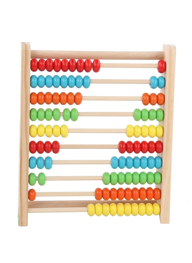 Generic - Educational Abacus for Kids, 10 Row Wooden Counting Frame, Teach Counting, Addition and Subtraction Math Beads Toys, Preschool Learning Toys - Image 1