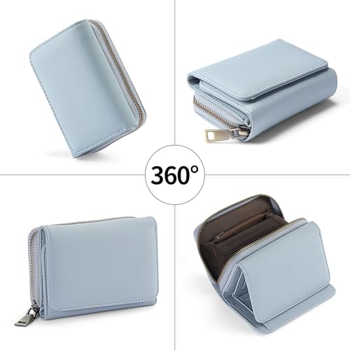 GAEKEAO Small Wallets for Women Leather RFID Blocking Credit Card Holder Wallet - Image 5