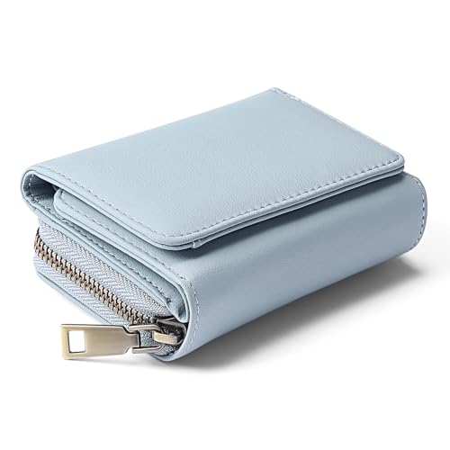 GAEKEAO Small Wallets for Women Leather RFID Blocking Credit Card Holder Wallet - Image 1