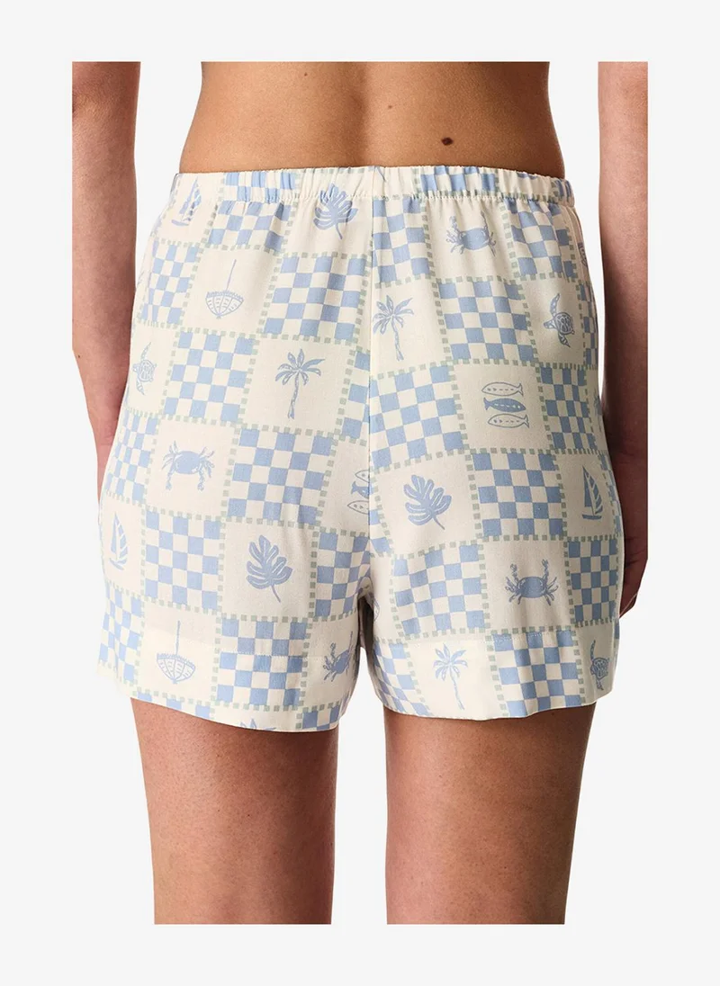 بنتي Women Sun Kissed Blue Shorts