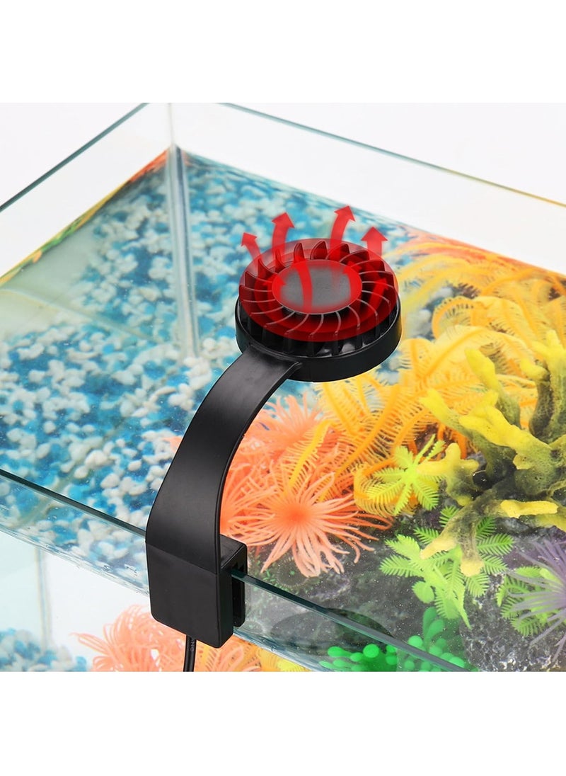 RATSAW LED Aquarium Light 5W Clip on Lamp Aquatic Plant Lighting USB No Stroboscopic Eye protection Clamp Light 12 LEDs for Small Fish Tank Saltwater Aquariums Planted Tank 220V  - Image 3