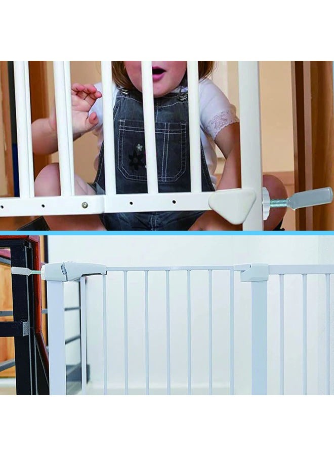 vmaisi Baby Gate Banister Adapter Y-Spindle Rods - for Pressure Mounted Baby and Pet Safety Stair Gates with Extra Long Wall Mounting Screws Rod & Bolts (Y-Grey-2 Pack) - Image 4