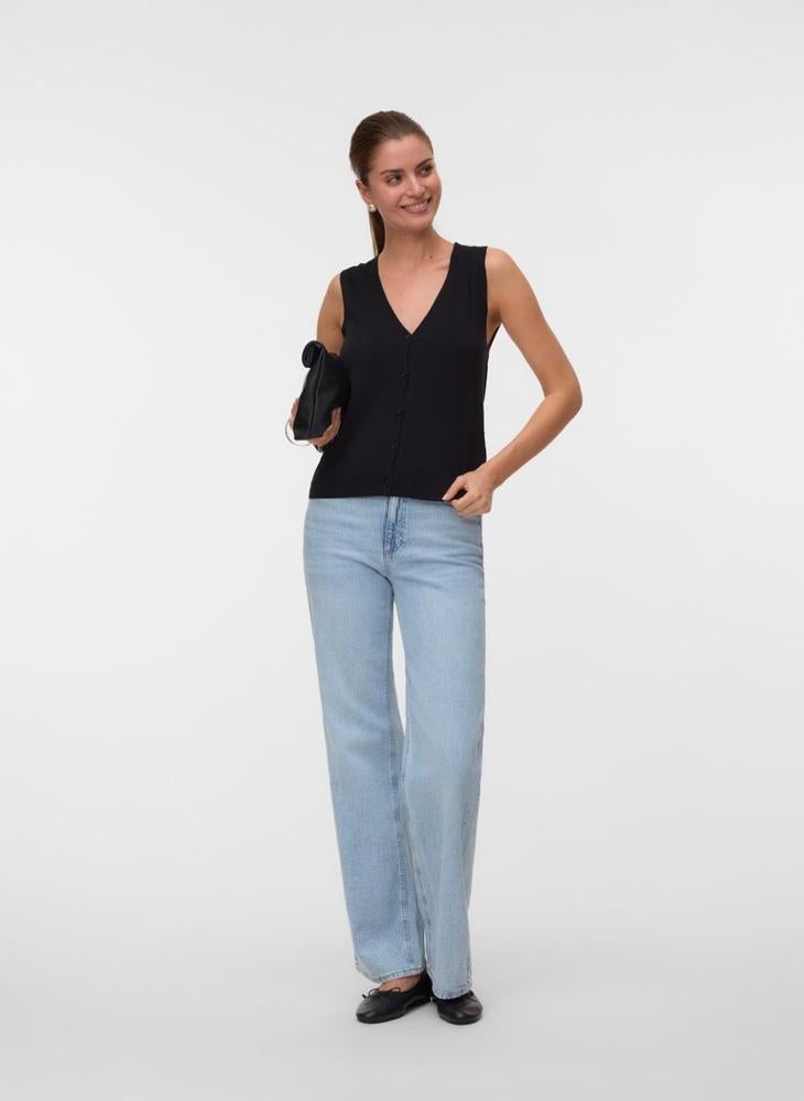 VERO MODA Awbeverly  V-Neck Knit Vest - Image 4