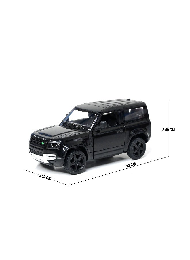 Kinsmart 1:36 Scale Door Openable Pull Back Action Land Rover Defender 90 Diecast Metal Alloy Toy Car - Image 4