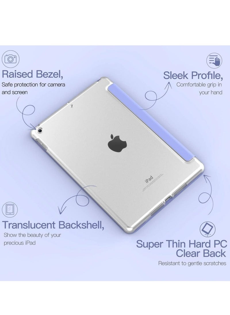 Raxoom iPad 10.2 Case - Compatible with 9th Generation (2021), 8th Generation (2020), 7th Generation (2019) - Slim Translucent Hard PC Protective Smart Cover with Stand - Black - Image 5