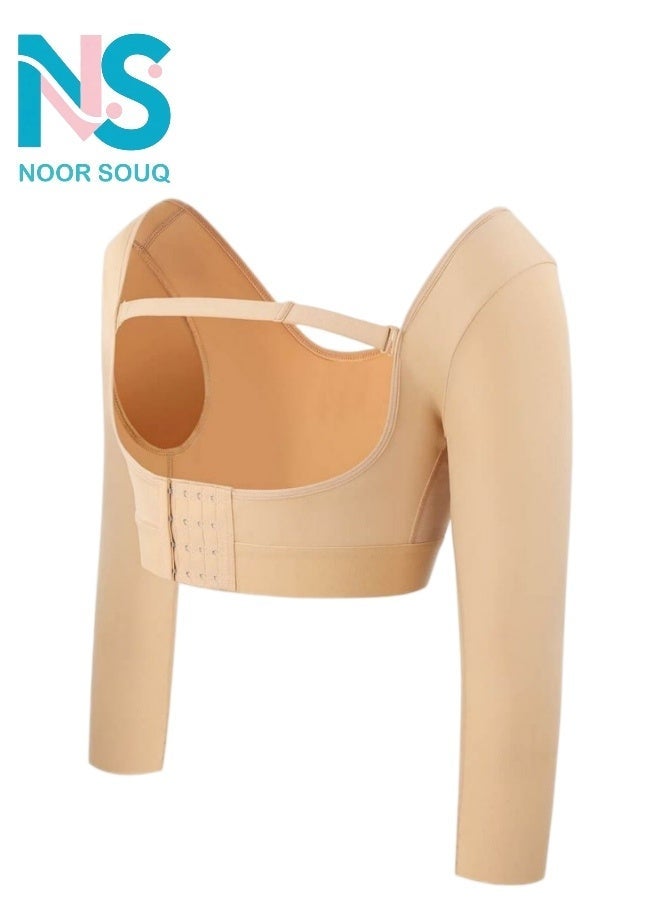 Noor Souq Upper Arm Shaper for Women Faja Post Surgery Slimming Compression Sleeves Arm Lipo Compression Garments - Image 1