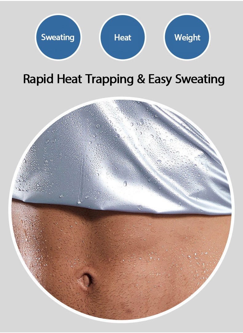 GRKC Sweat Suit for Men | Short Sleeve + Shorts | Sauna Effect  - Image 3