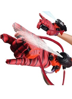 Generic Spider Web Gloves Shooters Costume Toy for Kids Girl Boys, Spiderman Water Gun Cosplay Launcher Action Figure with Wrist Toys Birthday Party Decorations  - Image 2