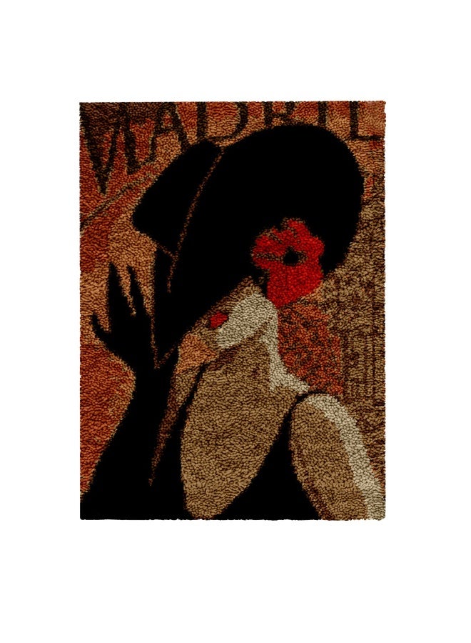 Loquat Latch Hook Rug Kit,Crochet Cat Sofa,Embroidery Kit Crochet Pattern,Crochet Rug Pattern,Tapestry Cushion Kit - Image 1