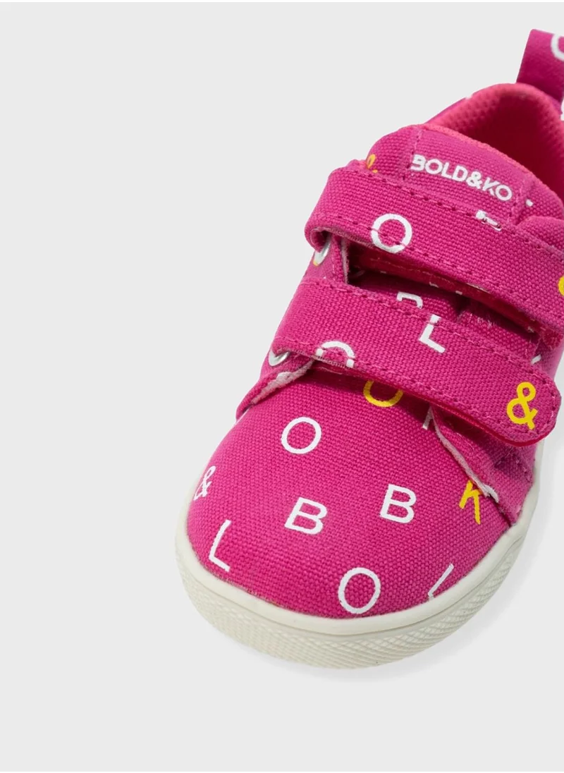 BOLD&KO Kids Signature Velcro Sneakers