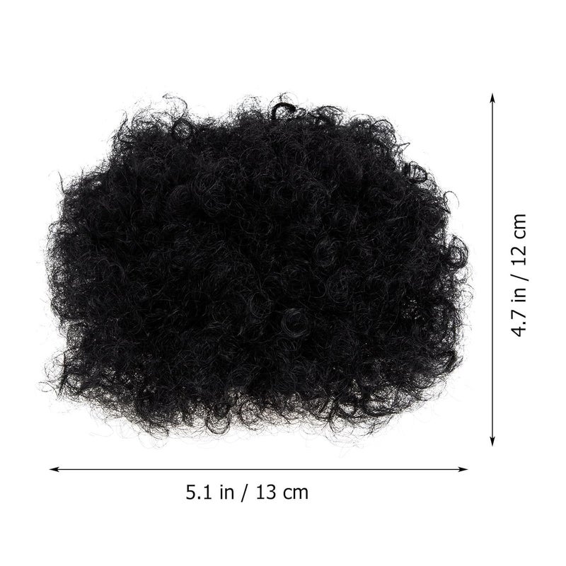 DECHOUS Afro Puff Hairpieces – تسريحة شعر صناعية مجعدة، مقاومة للحرارة، مناسبة للنساء، للحصول على مظهر شعر طبيعي مجعد - Image 2