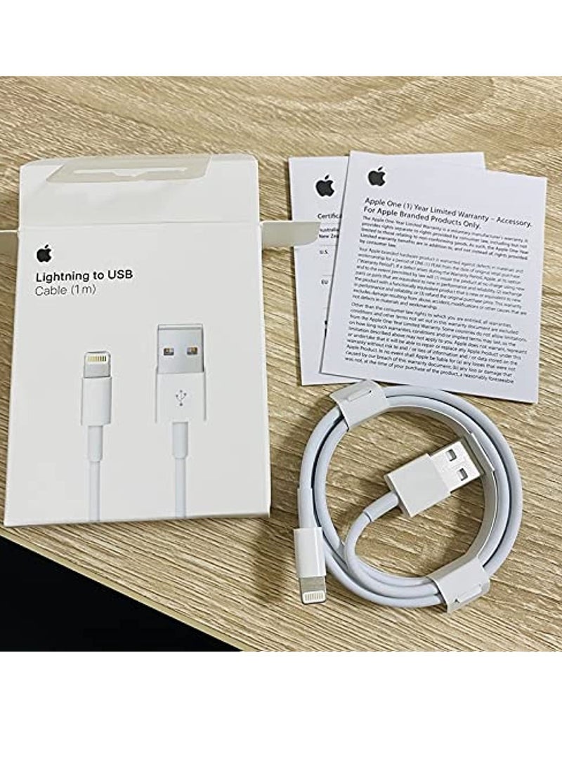 ELTRAZONE Original Charger [Apple MFi Certified] Lightning to USB Cable Compatible iPhone Xs Max/Xr/Xs/X/8/7/6s/6plus/5s,iPad Pro/Air/Mini,iPod Touch(White 1M/3.3FT) Original Certified - Image 3