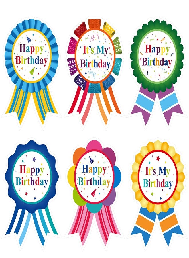 Anwyll 210 Pcs Birthday Gift Stickers - Happy Birthday Badge Stickers It's My Birthday Label Sticker for Kid Teacher Clothing Cake Home Classroom Birthday Party Decorations Supply(2.8×3.6'') - Image 1