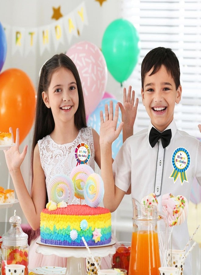 Anwyll 210 Pcs Birthday Gift Stickers - Happy Birthday Badge Stickers It's My Birthday Label Sticker for Kid Teacher Clothing Cake Home Classroom Birthday Party Decorations Supply(2.8×3.6'') - Image 5
