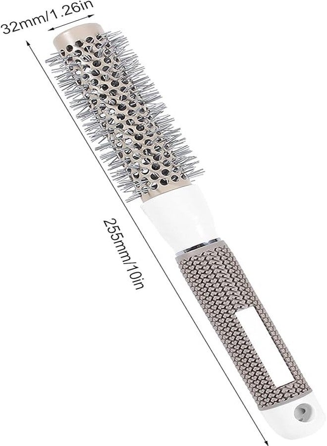 URBAN BOX Professional Ceramic Ionic Round Hair Brush With Natural Boar Bristle For Blow Drying, Styling, Curling And Shine (25 MM) - Image 2