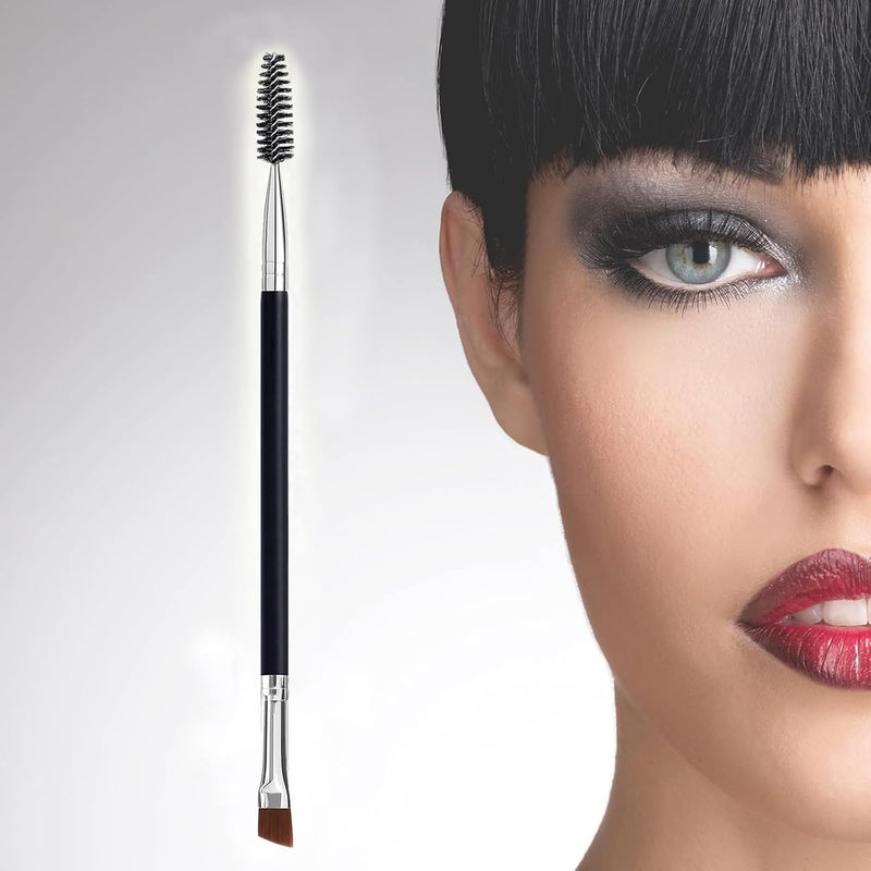 ToolHouse 2 in 1 Dual Eyebrow Brush, Professional Double-Ended Angled Eye Brow Brush and Spoolie Brush, for Eye Shadow Eyebrow Eyelash Tinting Angled Eyebrow, Suitable for Women's Makeup - Image 4