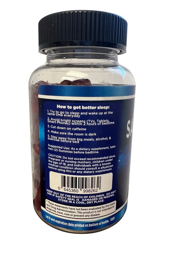 Say Goodnight Melatonin Gummies - Melatonin 2mg, Passionflower, May Promote a Healthy Sleep Cycle, Non-Habit Forming, Natural Ingredients, May Help Calm & Relax The Body, 60 Gummies - Image 3