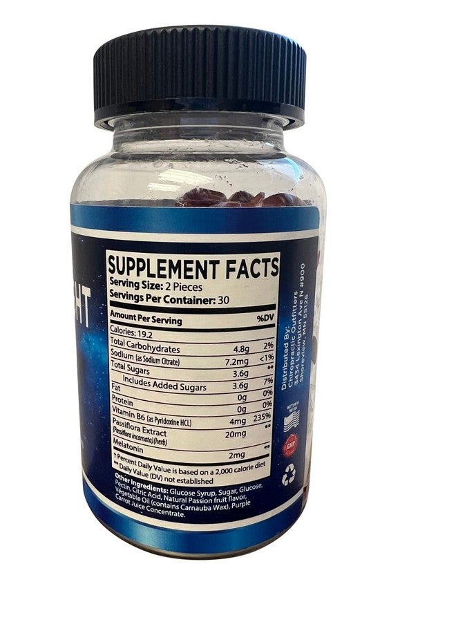 Say Goodnight Melatonin Gummies - Melatonin 2mg, Passionflower, May Promote a Healthy Sleep Cycle, Non-Habit Forming, Natural Ingredients, May Help Calm & Relax The Body, 60 Gummies - Image 5