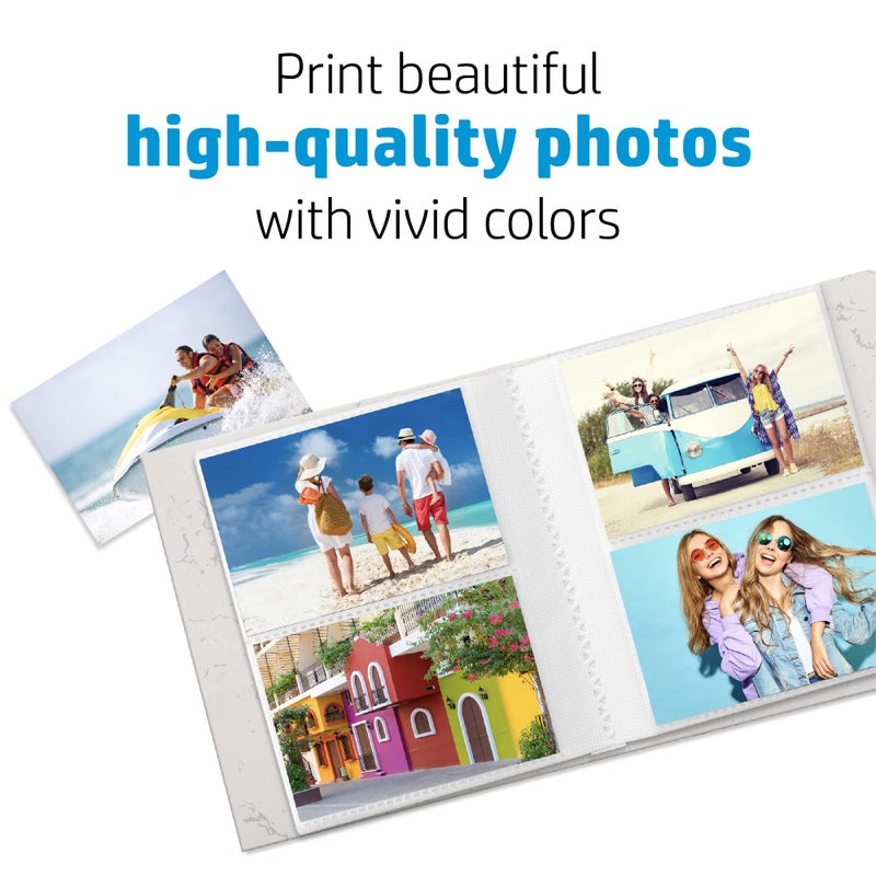 HP ورق صور HP غير لامع مقاس 4x6 في 25 ورقة (6QH46A) - Image 3