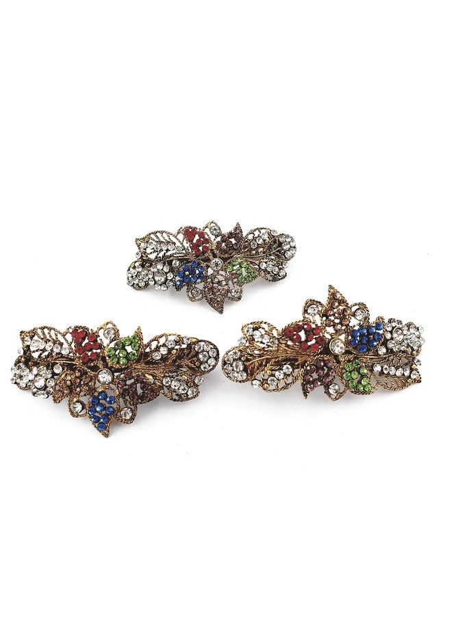 DHAVESAI - Dhavesai m.a.e multi design hair clips,hair accessories for girls and women small size pack of 3 (multi colour and design as per availability) - Image 1
