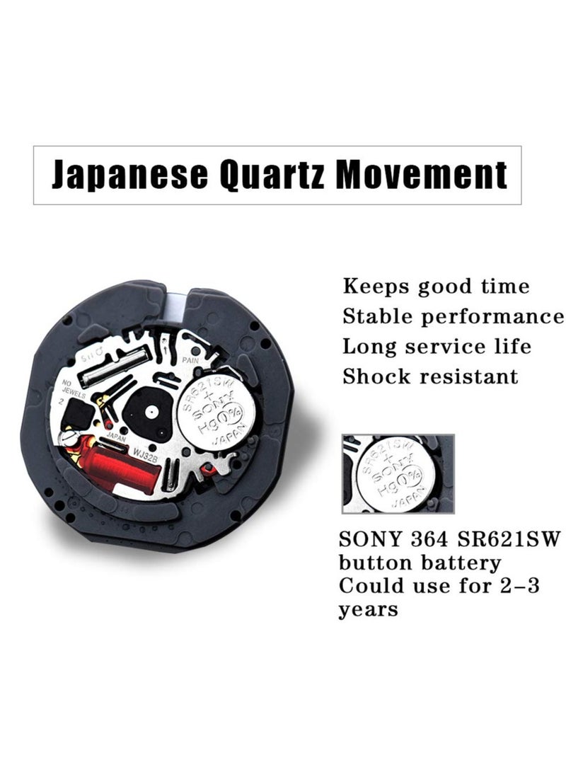 OLEVS Women's Quartz Watch Fashion Simple Design, Ultra-Thin Dial, Breathable Leather Strap, 30M Water Resistant Wristwatch - Image 3