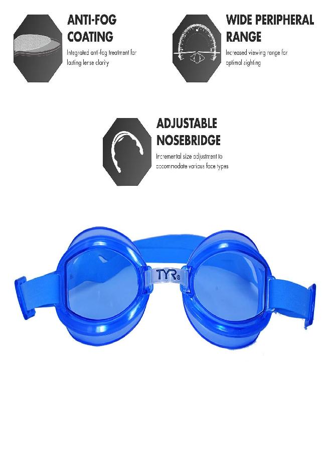 TYR Racetech Performance Goggle (Blue) - Image 2