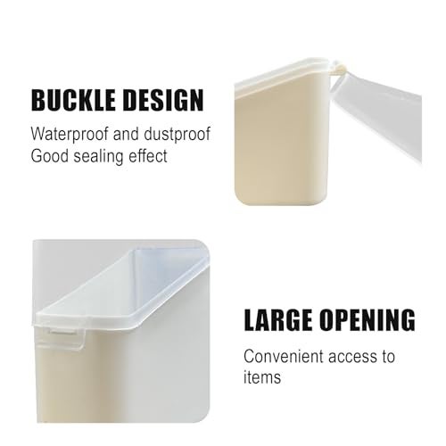 MXYEVL Sliced Cheese Container for Fridge, 2Pcs Clear Airtight Slice Holder Container for Slice Cheese Storage - Image 2